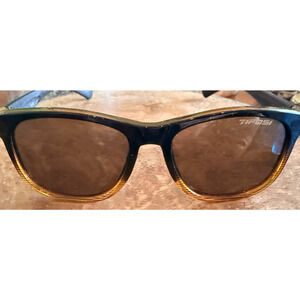 Tifosi Optics Swank Sunglasses Brown‎ Fade Golf Cycling Running Sports